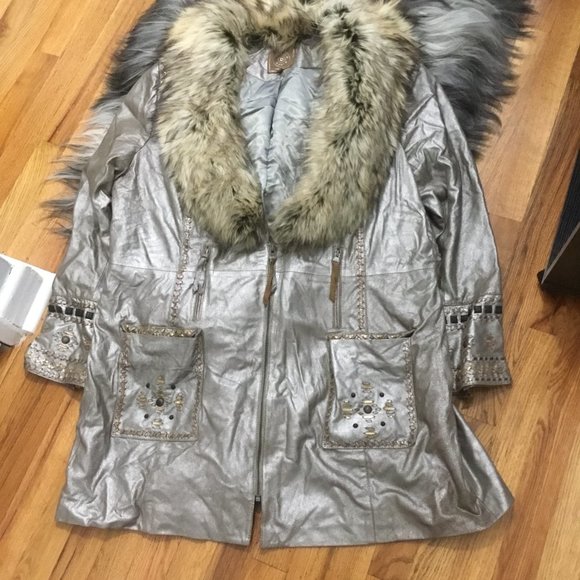 Double D Ranch | Jackets & Coats | Double D Ranch Metallic Leather And ...